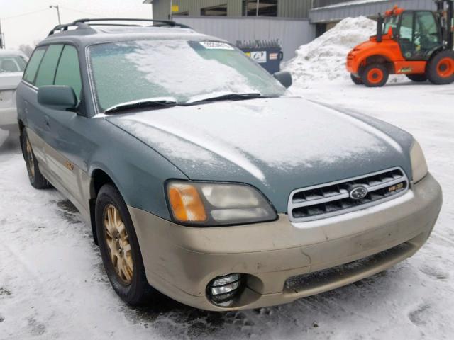 4S3BH806017639797 - 2001 SUBARU LEGACY OUT GREEN photo 1