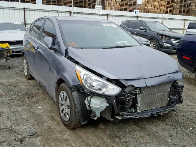 KMHCT5AE5HU325433 - 2017 HYUNDAI ACCENT SE CHARCOAL photo 1