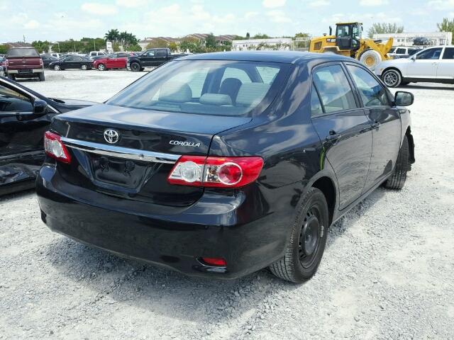 2T1BU4EE6DC120051 - 2013 TOYOTA COROLLA/S/ BLACK photo 4