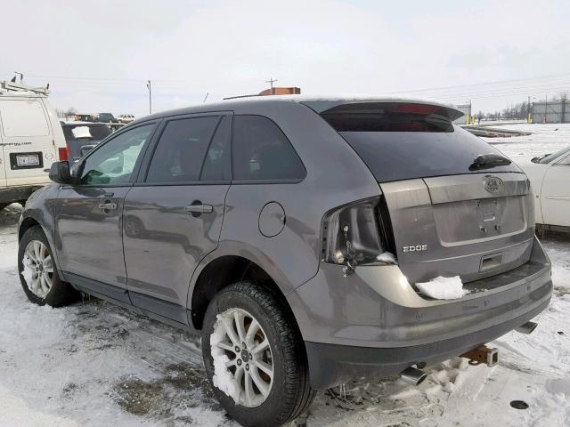 2FMDK3JC0ABB20530 - 2010 FORD EDGE SEL GRAY photo 3