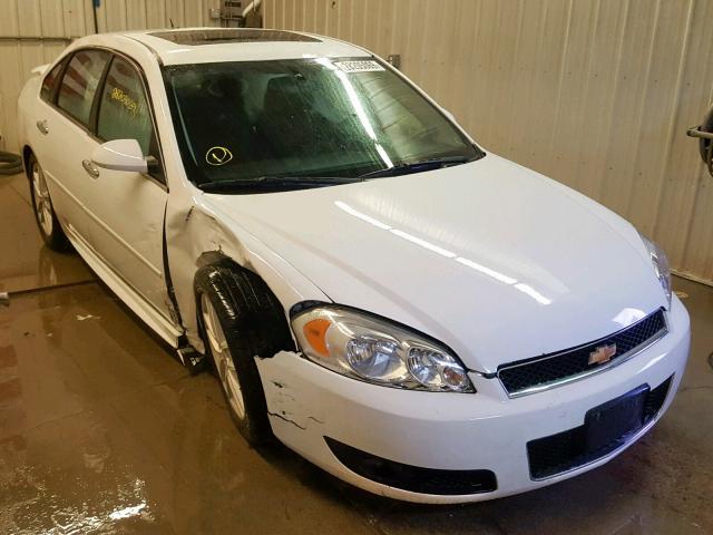 2G1WC5E31C1147639 - 2012 CHEVROLET IMPALA LTZ WHITE photo 1