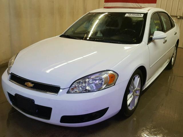 2G1WC5E31C1147639 - 2012 CHEVROLET IMPALA LTZ WHITE photo 2