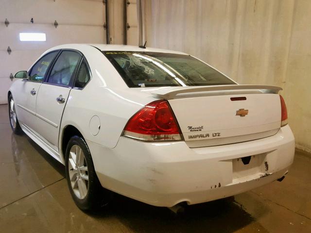 2G1WC5E31C1147639 - 2012 CHEVROLET IMPALA LTZ WHITE photo 3