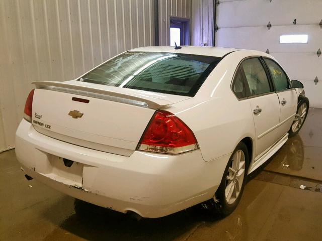 2G1WC5E31C1147639 - 2012 CHEVROLET IMPALA LTZ WHITE photo 4