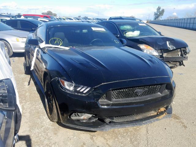 1FA6P8CF4F5339379 - 2015 FORD MUSTANG GT BLACK photo 1