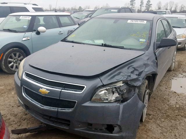 1G1ZG57B894260300 - 2009 CHEVROLET MALIBU LS GRAY photo 2