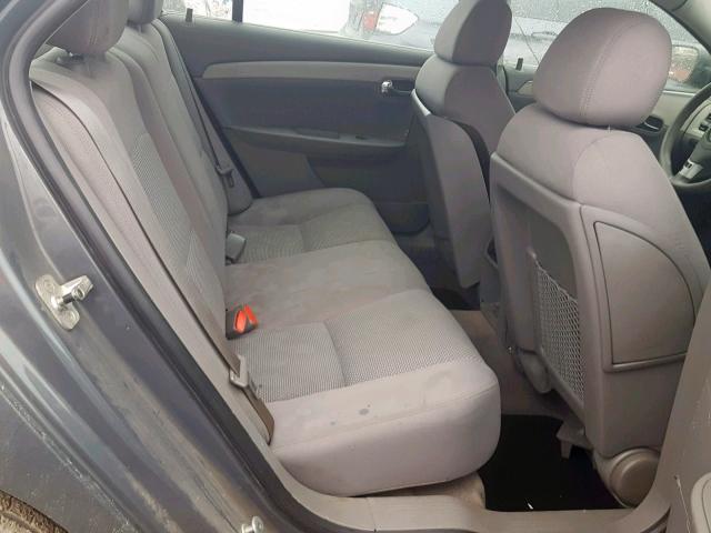 1G1ZG57B894260300 - 2009 CHEVROLET MALIBU LS GRAY photo 6