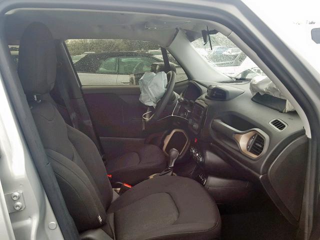 ZACCJAAT3GPE00938 - 2016 JEEP RENEGADE S ვერცხლისფერი ფოტო 5