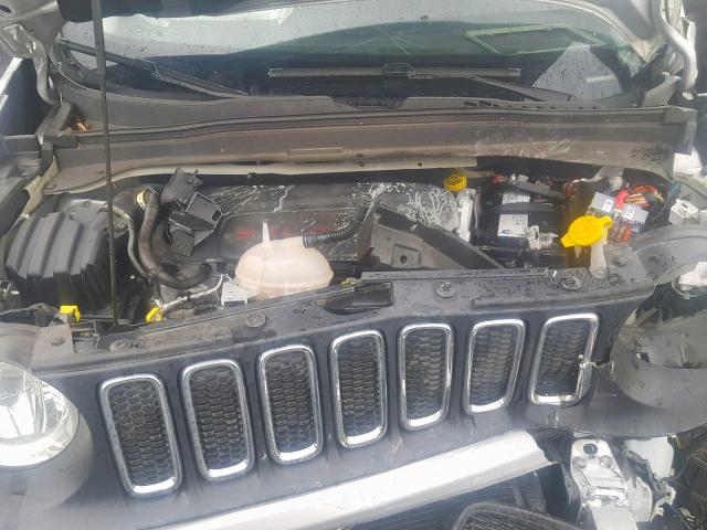 ZACCJAAT3GPE00938 - 2016 JEEP RENEGADE S ვერცხლისფერი ფოტო 7