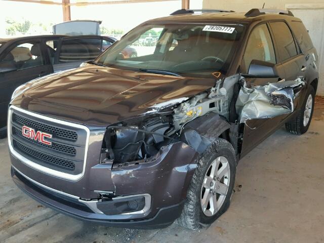 1GKKRNED7DJ255935 - 2013 GMC ACADIA SLE GRAY photo 2