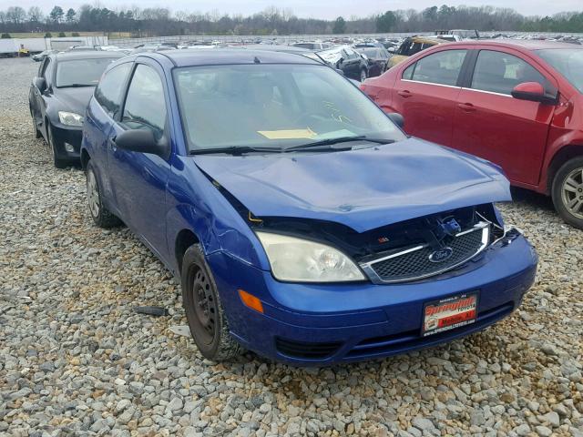 1FAFP31N16W245211 - 2006 FORD FOCUS ZX3 BLUE photo 1