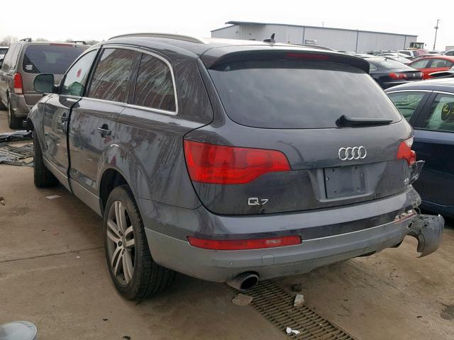 WA1BV74L58D048227 - 2008 AUDI Q7 4.2 QUA BLACK photo 3