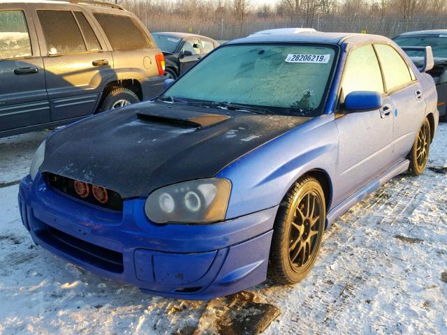 JF1GD29603G507343 - 2003 SUBARU IMPREZA BLUE photo 2