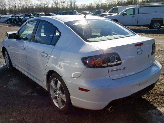 JM1BK324761438148 - 2006 MAZDA 3 S WHITE photo 3