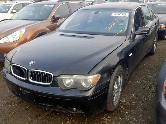 WBAGL63442DP58116 - 2002 BMW 745 I BLACK photo 2