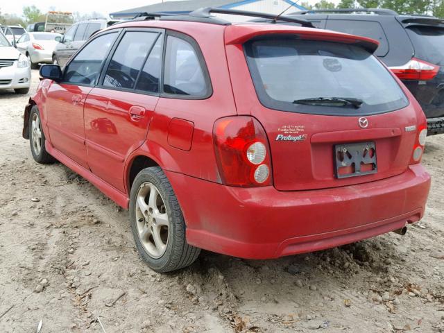 JM1BJ245121528764 - 2002 MAZDA PROTEGE PR RED photo 3