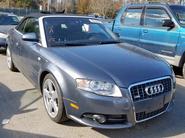 WAUAF48H59K006718 - 2009 AUDI A4 2.0T CA GRAY photo 1