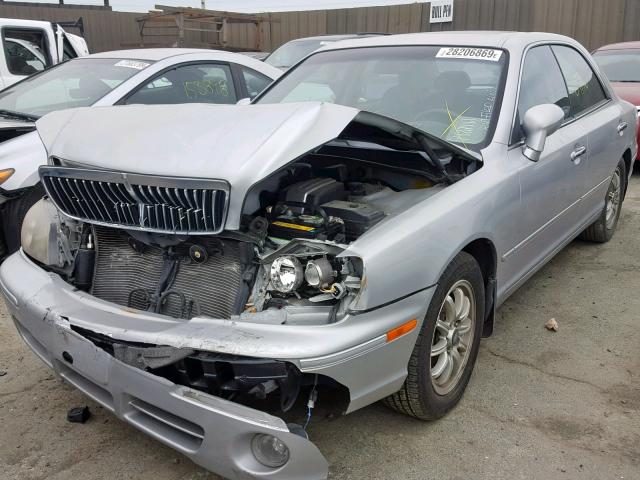 KMHFU45E92A203391 - 2002 HYUNDAI XG 350 SILVER photo 2