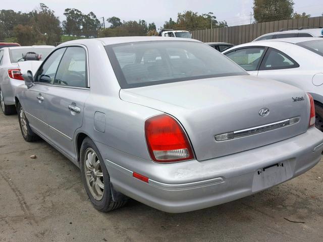 KMHFU45E92A203391 - 2002 HYUNDAI XG 350 SILVER photo 3