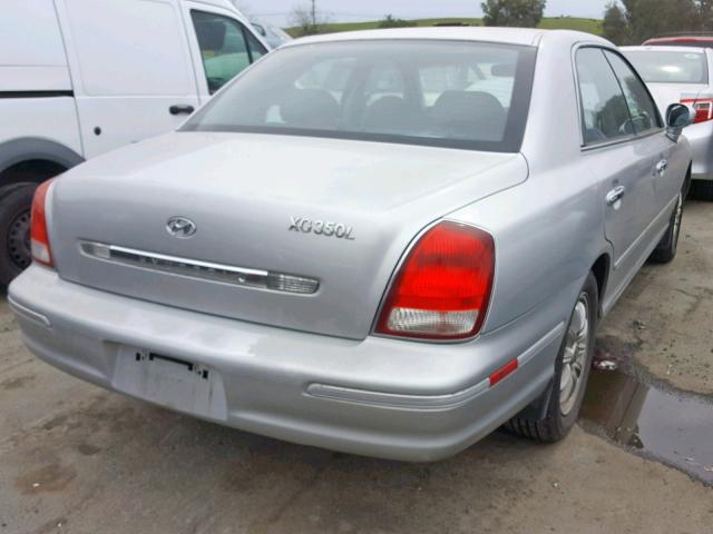 KMHFU45E92A203391 - 2002 HYUNDAI XG 350 SILVER photo 4