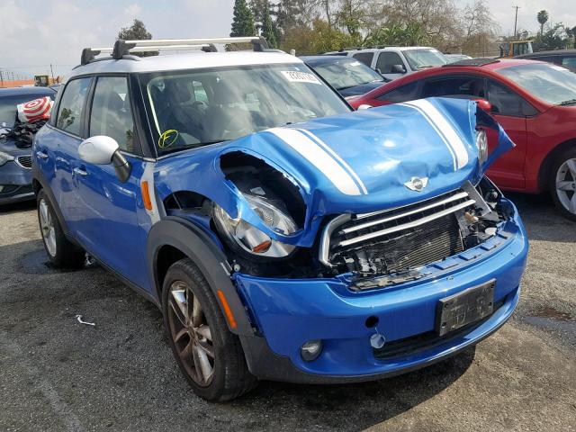 WMWZB3C52CWM04720 - 2012 MINI COOPER COU BLUE photo 1