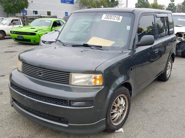 JTLKT334940139862 - 2004 TOYOTA SCION XB CHARCOAL photo 2