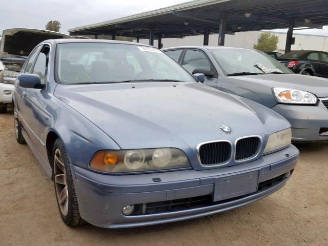WBADT43472GZ98525 - 2002 BMW 525 I AUTO BLUE photo 1