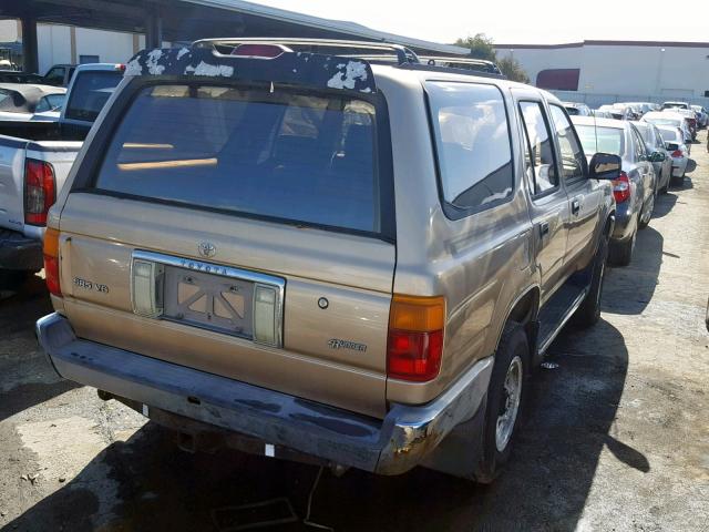 JT3VN29V2S0060404 - 1995 TOYOTA 4RUNNER VN TAN photo 4