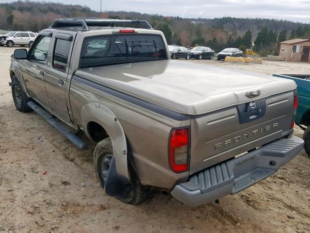 1N6ED29X94C424462 - 2004 NISSAN FRONTIER C GRAY photo 3