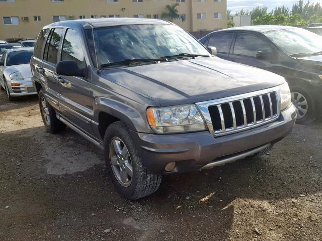 1J8GX68J54C344432 - 2004 JEEP GRAND CHER GRAY photo 1