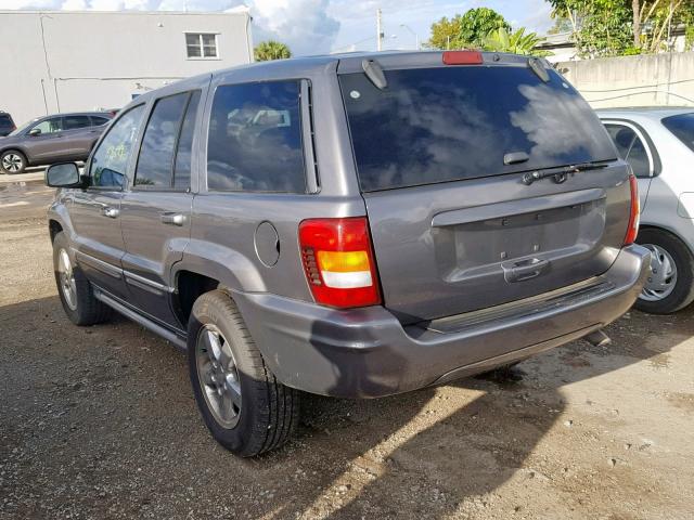 1J8GX68J54C344432 - 2004 JEEP GRAND CHER GRAY photo 3