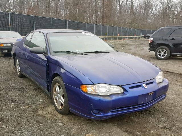 2G1WW12E459170357 - 2005 CHEVROLET MONTE CARL BLUE photo 1