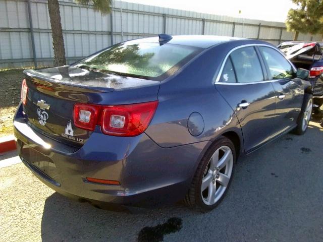 1G11G5SX3FF133518 - 2015 CHEVROLET MALIBU LTZ BLUE photo 4