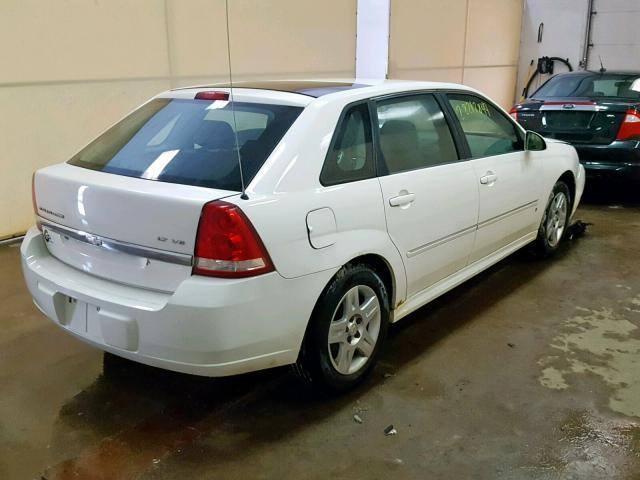 1G1ZT61876F184521 - 2006 CHEVROLET MALIBU MAX 白色 照片 4