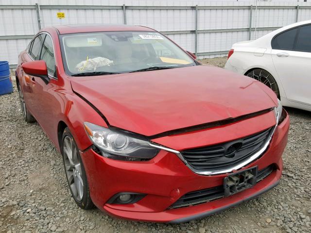 JM1GJ1W61E1123630 - 2014 MAZDA 6 GRAND TO RED photo 1