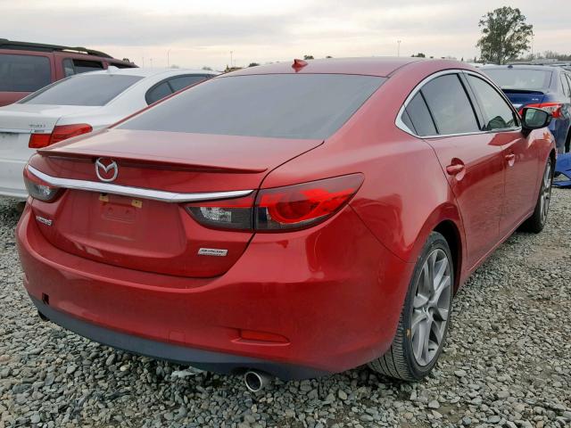 JM1GJ1W61E1123630 - 2014 MAZDA 6 GRAND TO RED photo 4