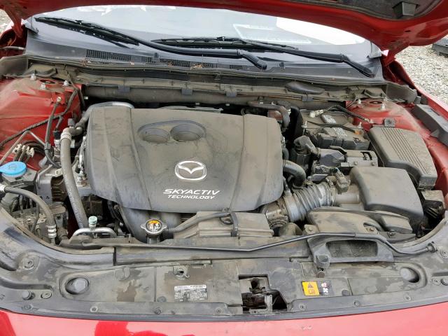 JM1GJ1W61E1123630 - 2014 MAZDA 6 GRAND TO RED photo 7