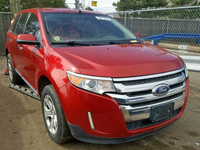 2FMDK4JC9BBB41223 - 2011 FORD EDGE SEL RED photo 1