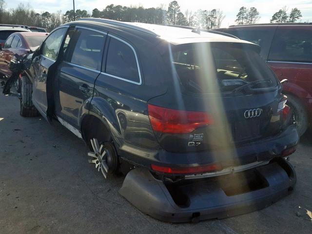 WA1AV74L67D033228 - 2007 AUDI Q7 4.2 QUA BLACK photo 3