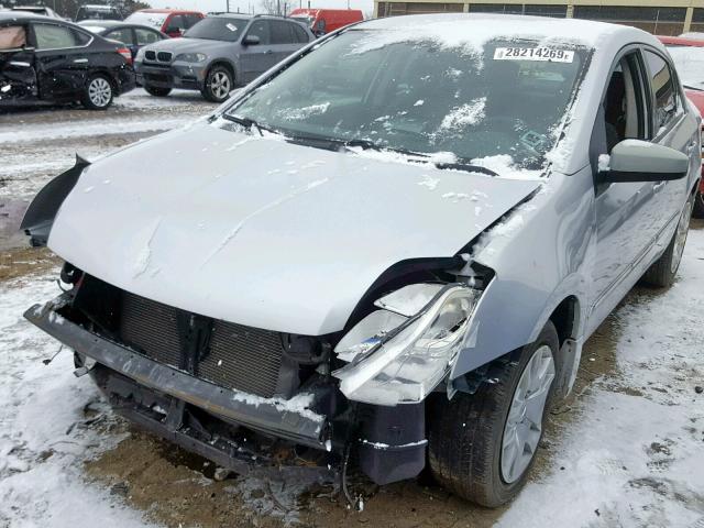 3N1AB6AP6BL606568 - 2011 NISSAN SENTRA 2.0 SILVER photo 2