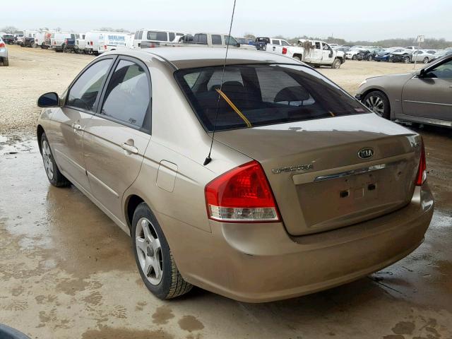 KNAFE121575426252 - 2007 KIA SPECTRA EX SILVER photo 3