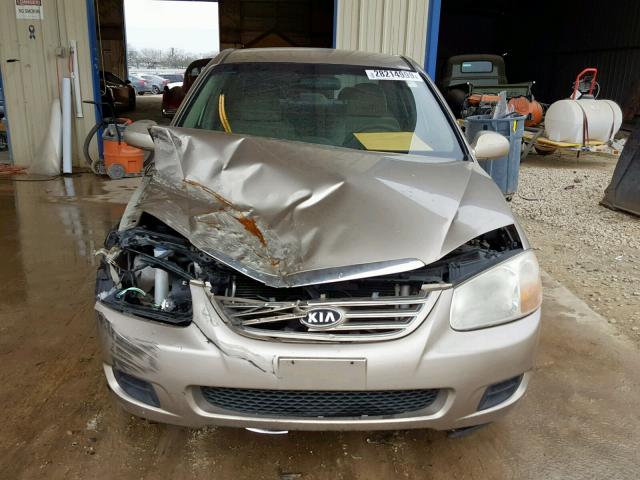 KNAFE121575426252 - 2007 KIA SPECTRA EX SILVER photo 9