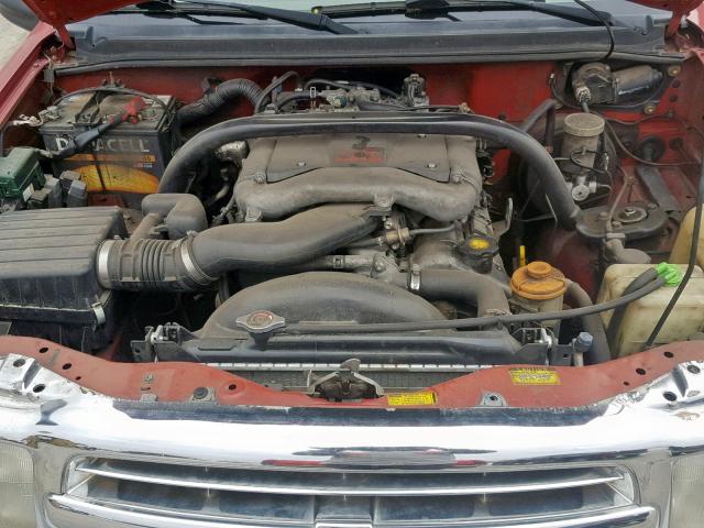 2CNBE634616914429 - 2001 CHEVROLET TRACKER LT RED photo 7