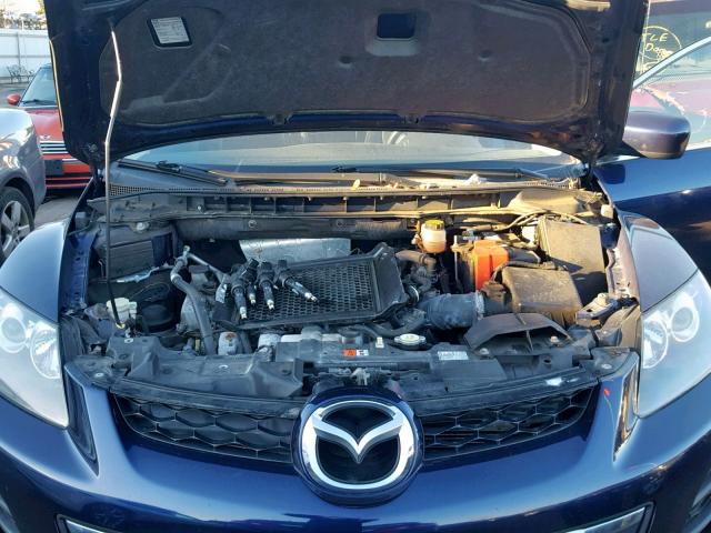 JM3ER4C3XB0358032 - 2011 MAZDA CX-7 BLUE photo 7