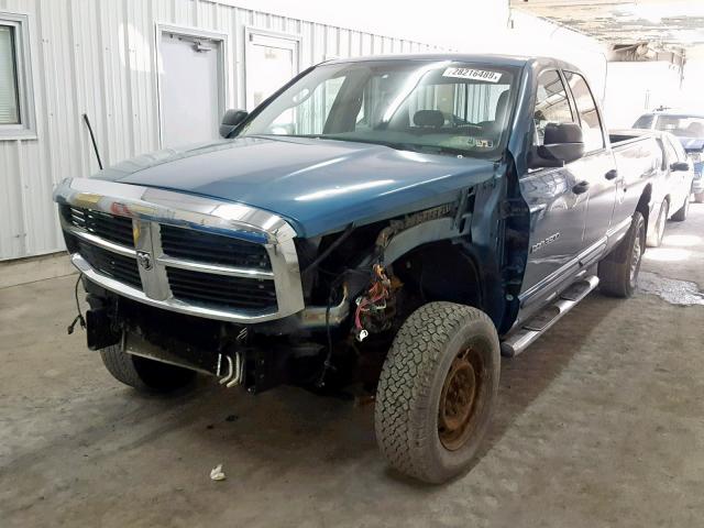 3D7LX38C26G117811 - 2006 DODGE RAM 3500 S BLUE photo 2