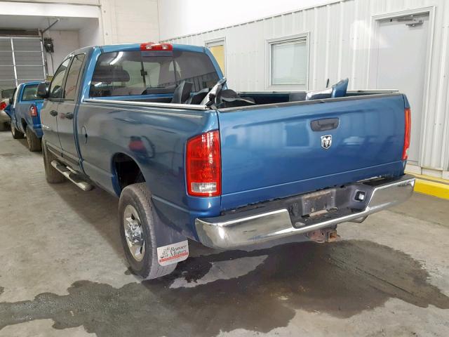 3D7LX38C26G117811 - 2006 DODGE RAM 3500 S BLUE photo 3