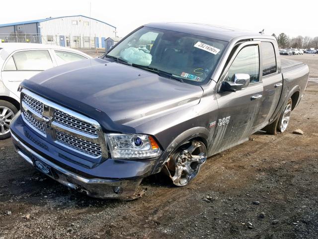 1C6RR7NT5HS565635 - 2017 RAM 1500 LARAM CHARCOAL photo 2