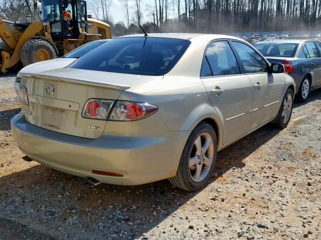 1YVHP80D265M63246 - 2006 MAZDA 6 S GOLD photo 4