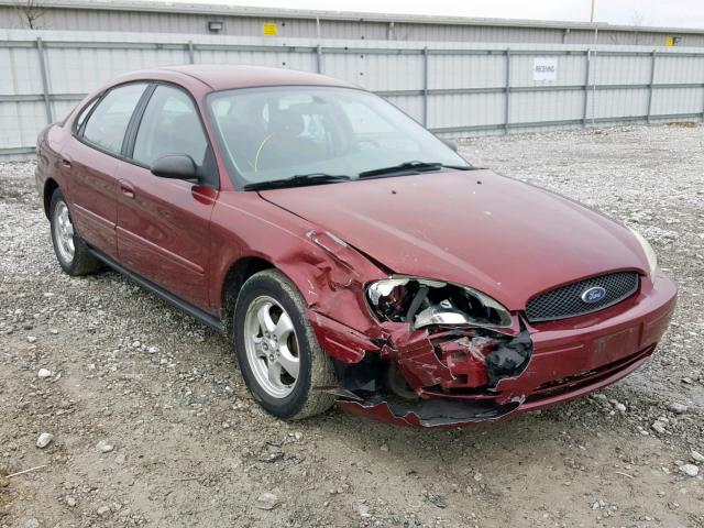 1FAFP55244G198341 - 2004 FORD TAURUS SES RED photo 1