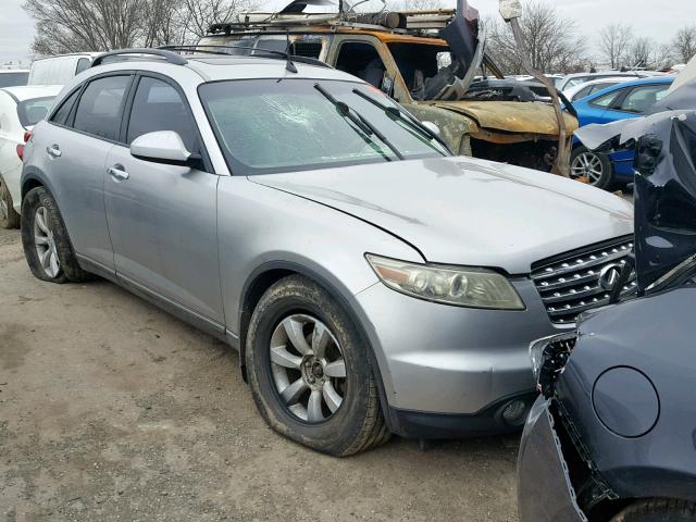 JNRAS08W55X217260 - 2005 INFINITI FX35 SILVER photo 1